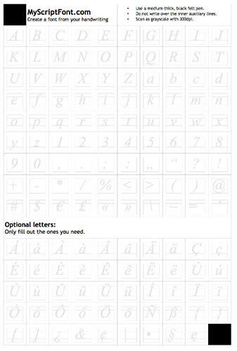 free make your own font