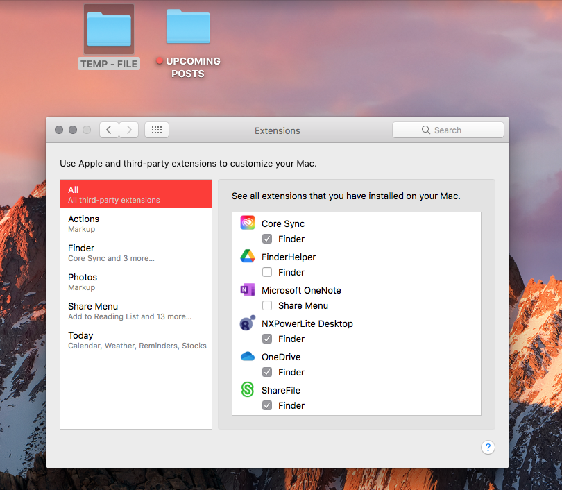 onedrive desktop app mac